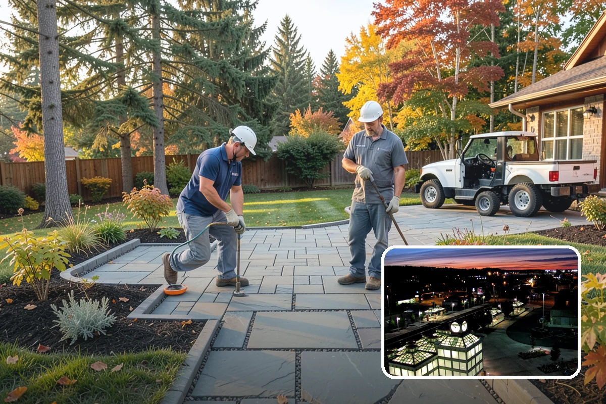 Interlocking Block Retaining Wall in Auburn, King County, WA - Fast, self-aligning installation