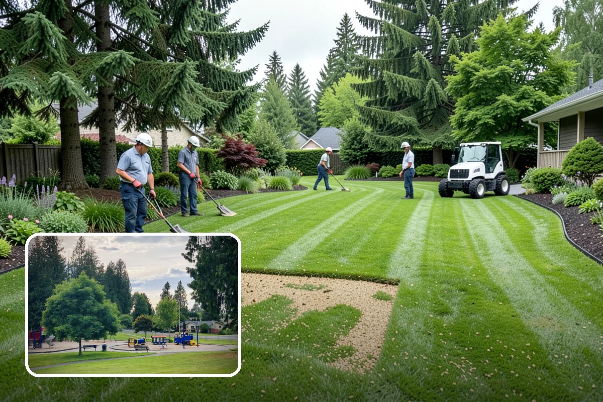 Interlocking Block Retaining Wall in Bonney Lake, Pierce County, WA - Fast, self-aligning installation
