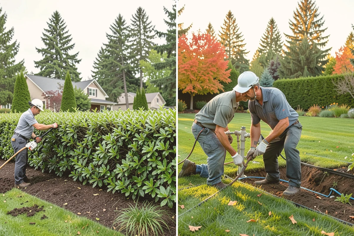 Interlocking Block Retaining Wall in Brier, Snohomish County, WA - Excavate and grade the slope