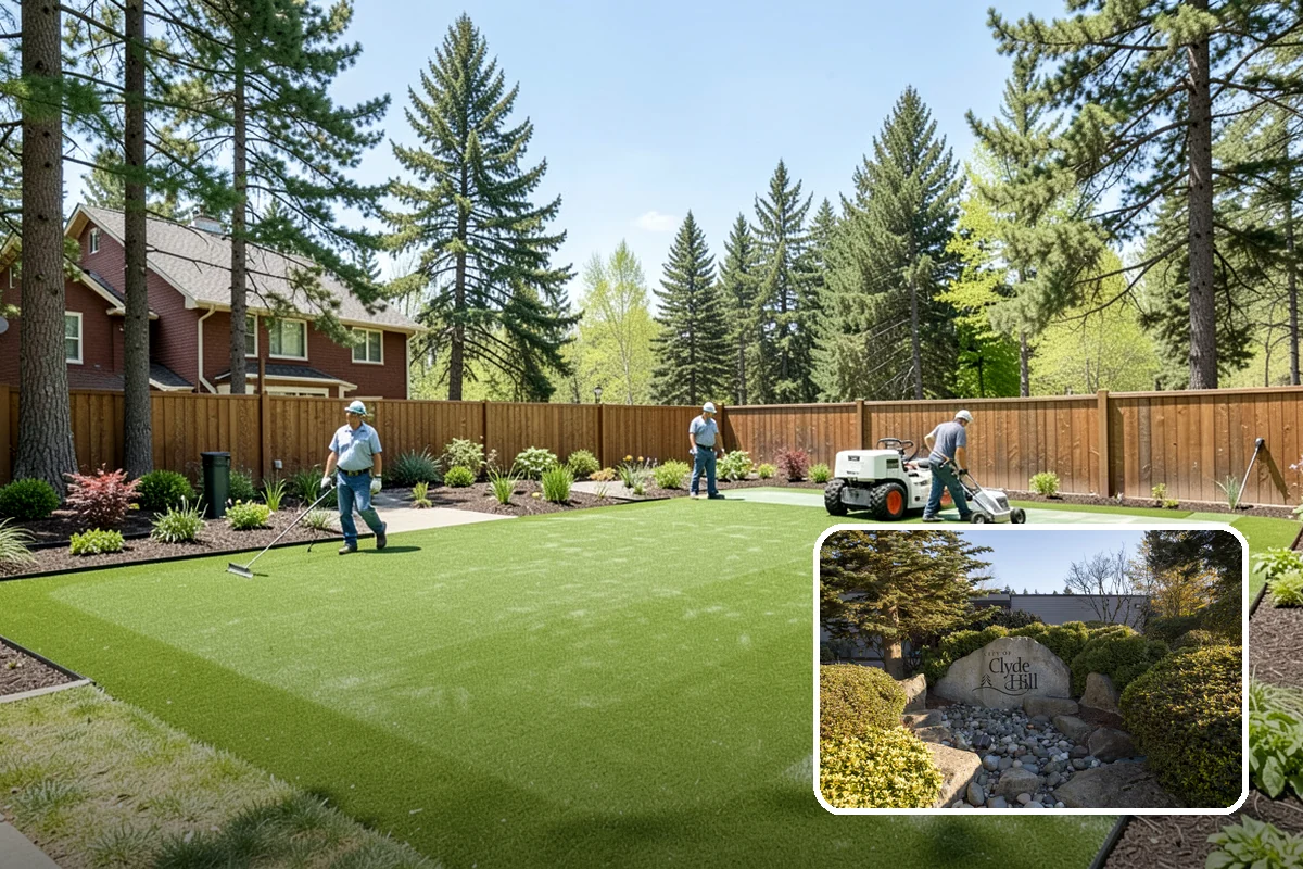 Interlocking Block Retaining Wall in Clyde Hill, King County, WA - Fast, self-aligning installation
