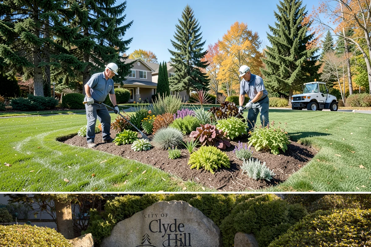 Interlocking Block Retaining Wall in Clyde Hill, King County, WA - Best installed in the drier spring through fall for easy compaction, though the block system builds well through much of the PNW...