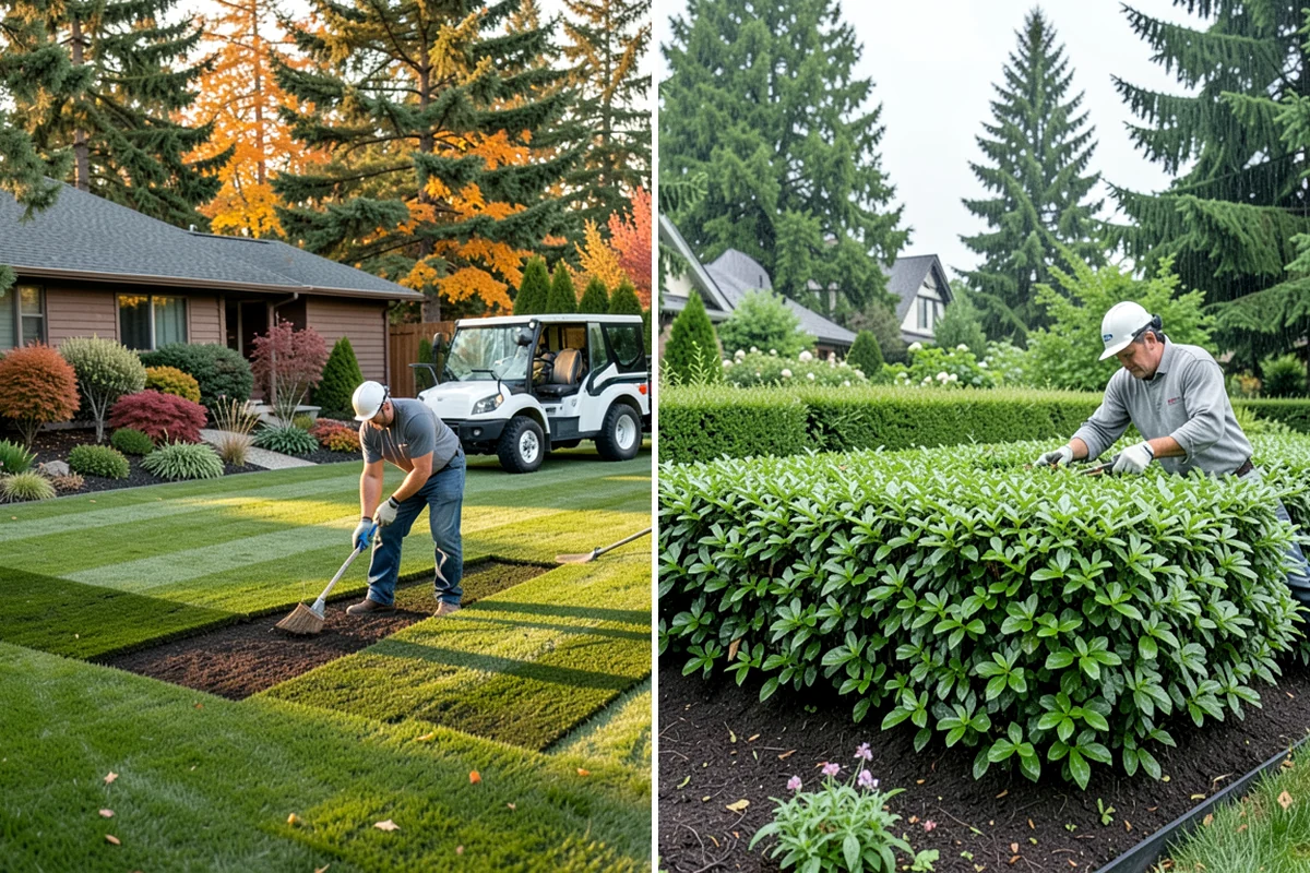 Interlocking Block Retaining Wall in DuPont, Pierce County, WA - Excavate and grade the slope