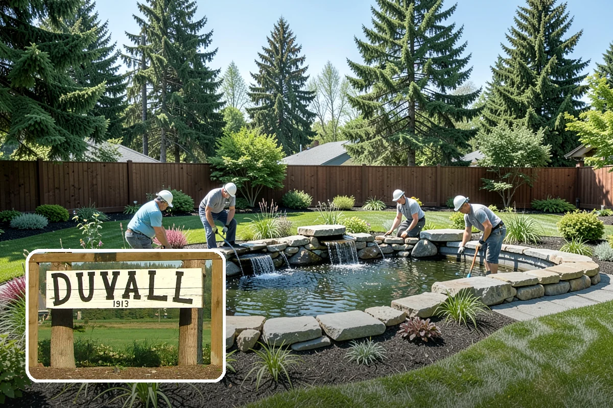 Interlocking Block Retaining Wall in Duvall, King County, WA - Fast, self-aligning installation