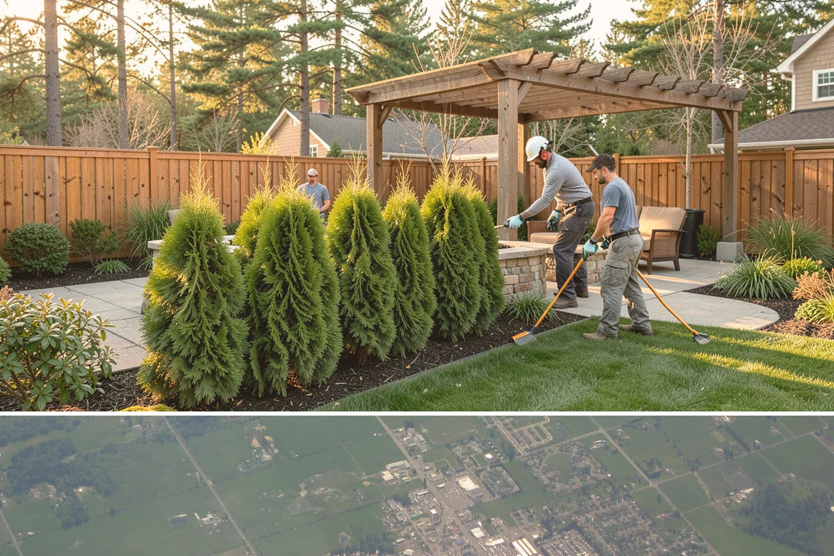 Interlocking Block Retaining Wall in Enumclaw, King County, WA - Best installed in the drier spring through fall for easy compaction, though the block system builds well through much of the PNW...