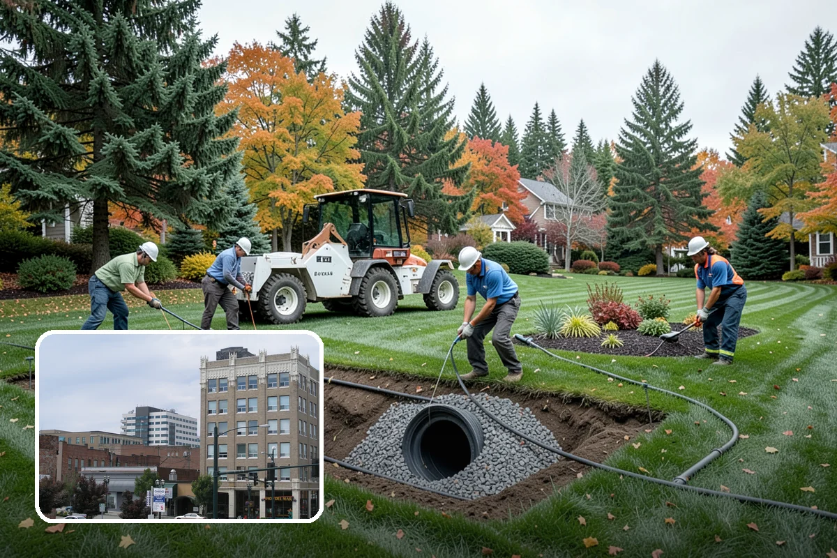Interlocking Block Retaining Wall in Everett, Snohomish County, WA - Fast, self-aligning installation