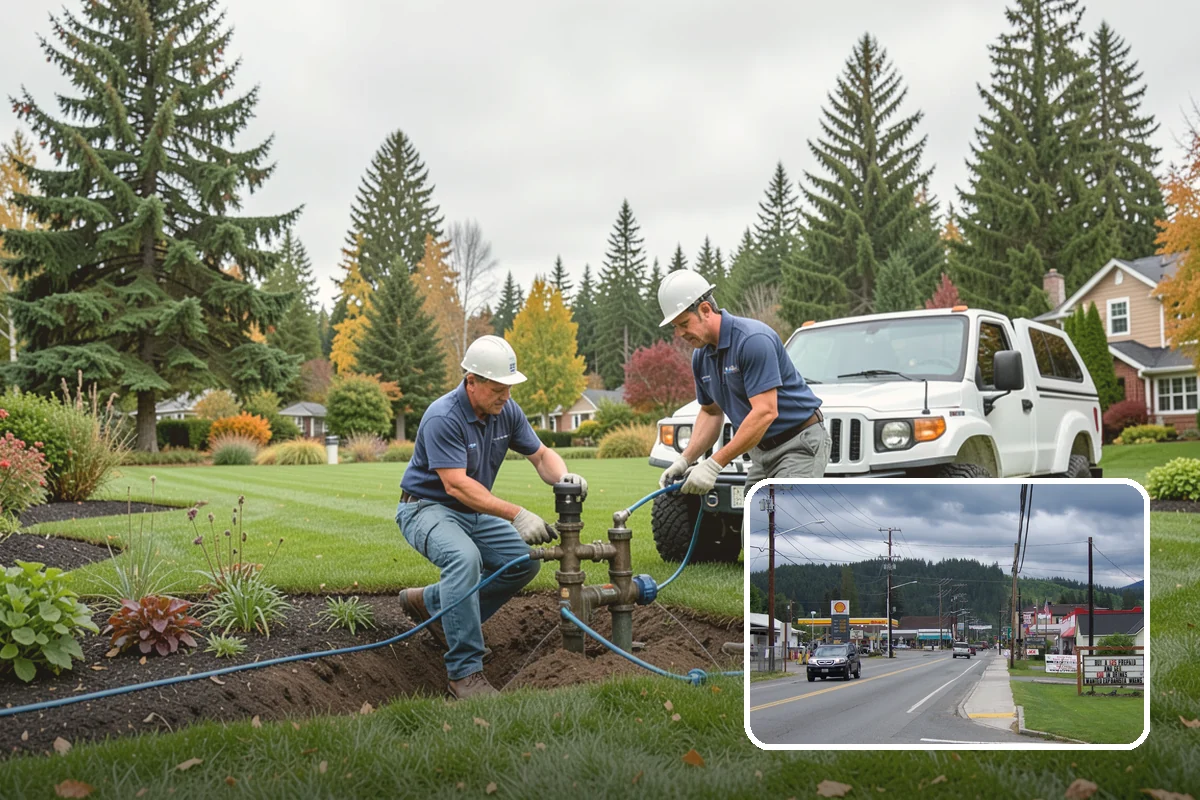 Interlocking Block Retaining Wall in Granite Falls, Snohomish County, WA - Fast, self-aligning installation