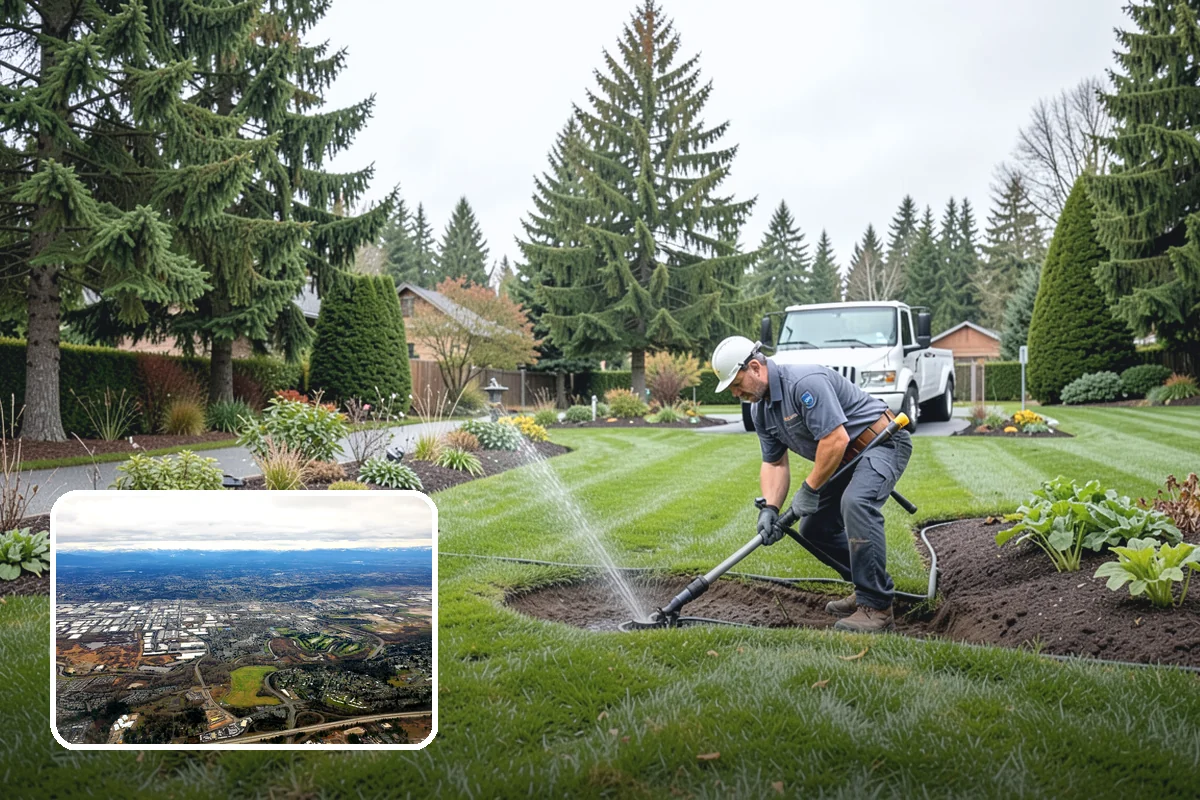 Interlocking Block Retaining Wall in Kent, King County, WA - Fast, self-aligning installation