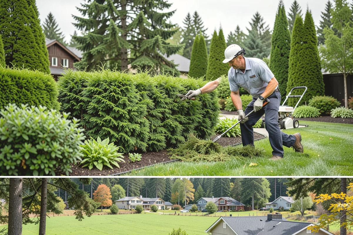 Interlocking Block Retaining Wall in Lyman, Skagit County, WA - Best installed in the drier spring through fall for easy compaction, though the block system builds well through much of the PNW...