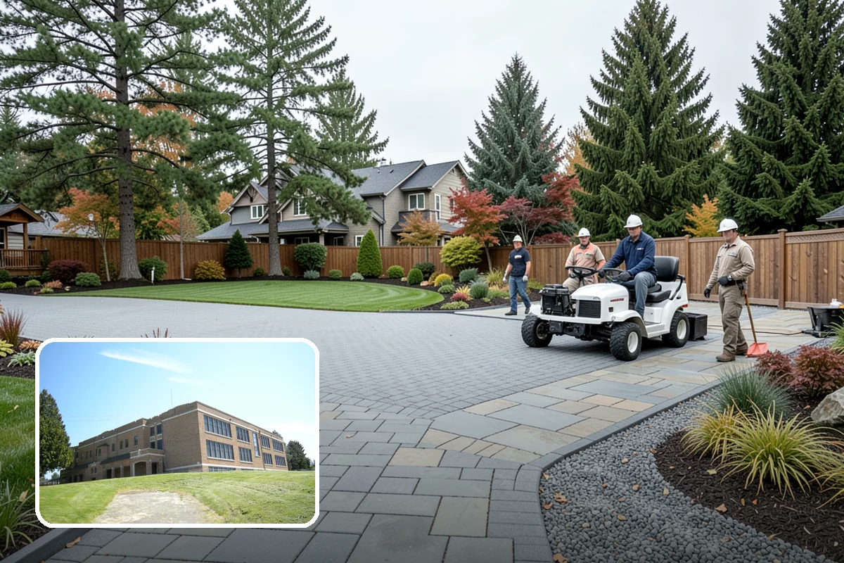 Interlocking Block Retaining Wall in Maple Valley, King County, WA - Fast, self-aligning installation