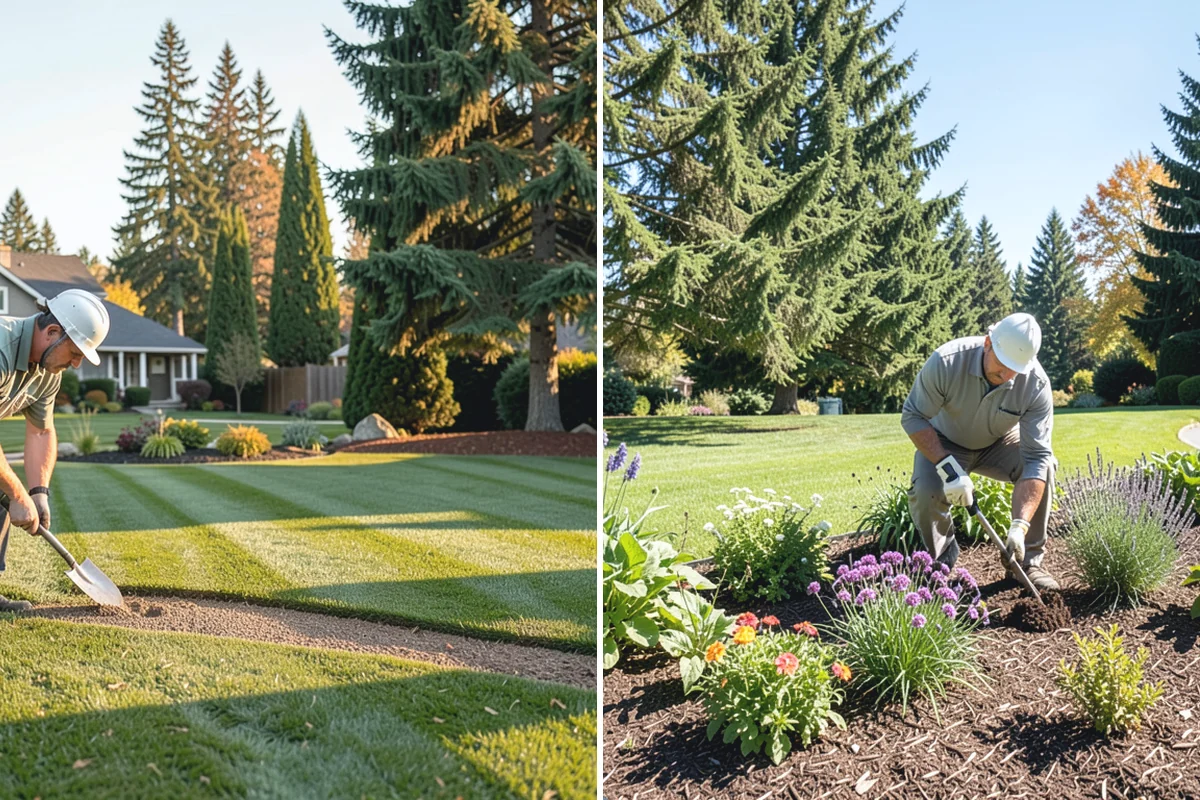 Interlocking Block Retaining Wall in Marysville, Snohomish County, WA - Excavate and grade the slope