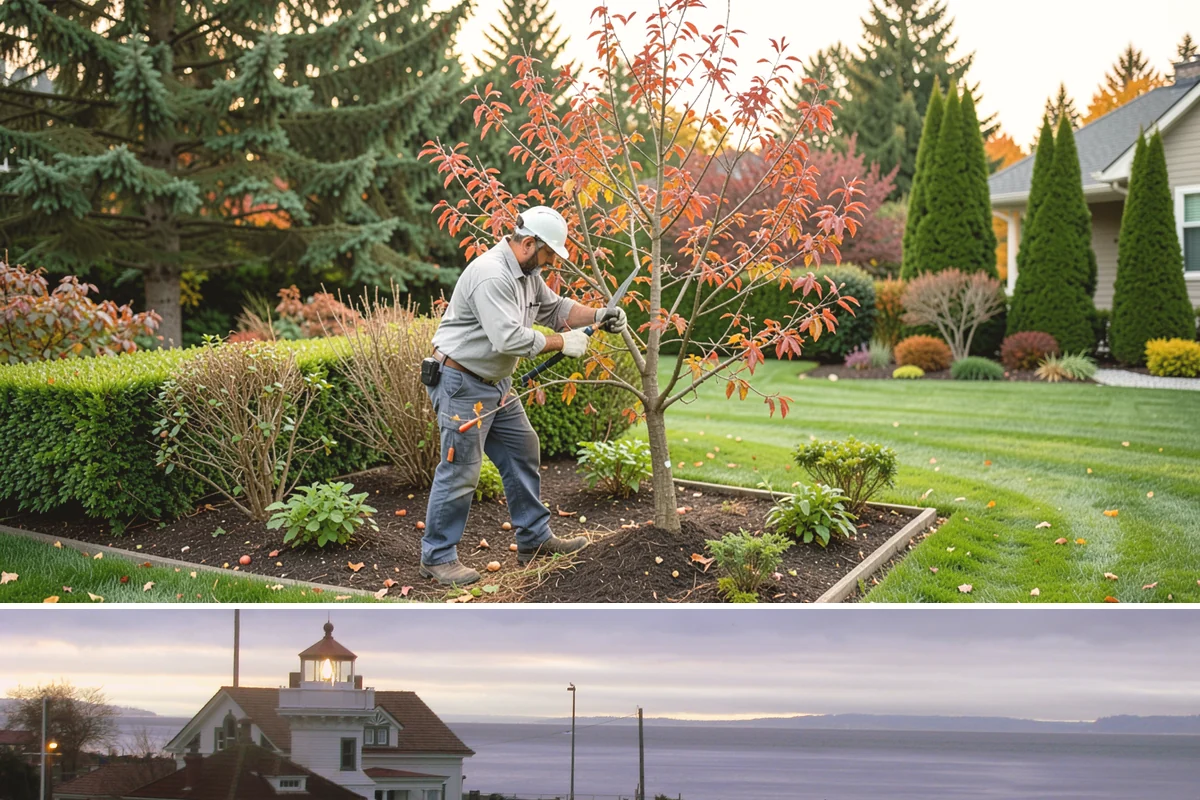 Interlocking Block Retaining Wall in Mukilteo, Snohomish County, WA - Best installed in the drier spring through fall for easy compaction, though the block system builds well through much of the PNW...