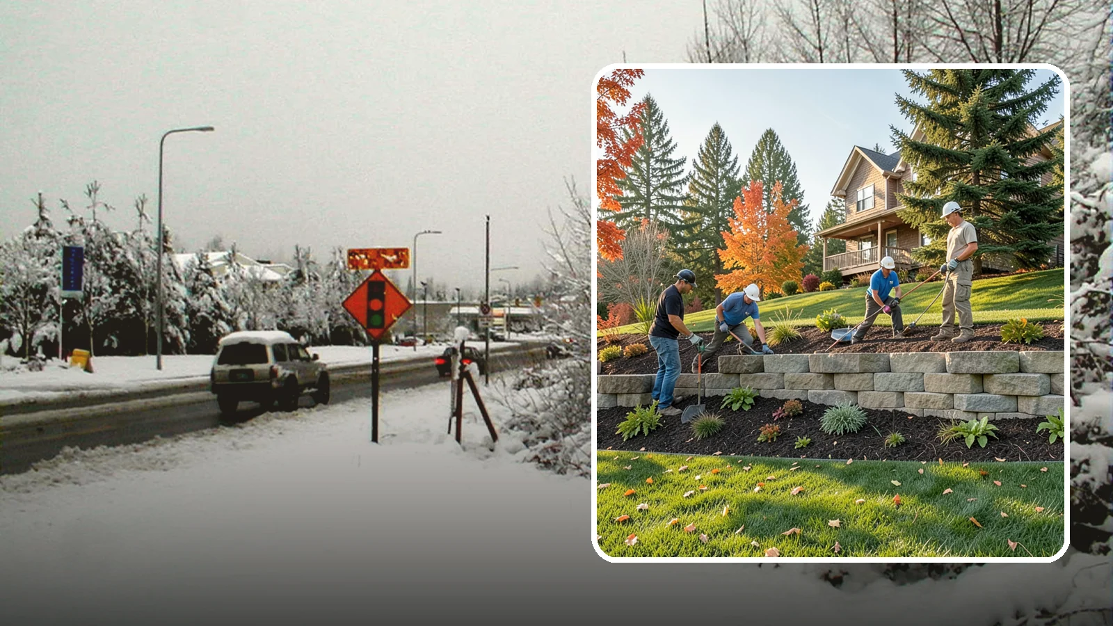 Interlocking Block Retaining Wall in Newcastle, King County, WA - A DIY-friendly mortarless wall of self-aligning interlocking blocks that quickly stabilizes short slopes in Northwest landscapes.