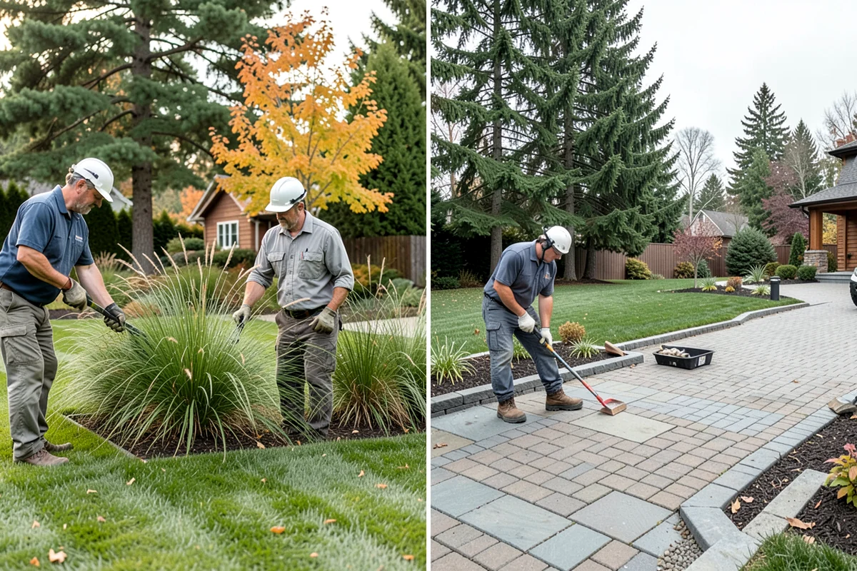 Interlocking Block Retaining Wall in Pacific, King County, WA - Excavate and grade the slope
