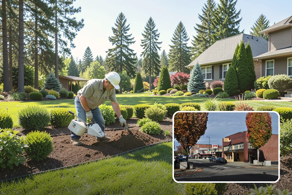 Interlocking Block Retaining Wall in Puyallup, Pierce County, WA - Fast, self-aligning installation