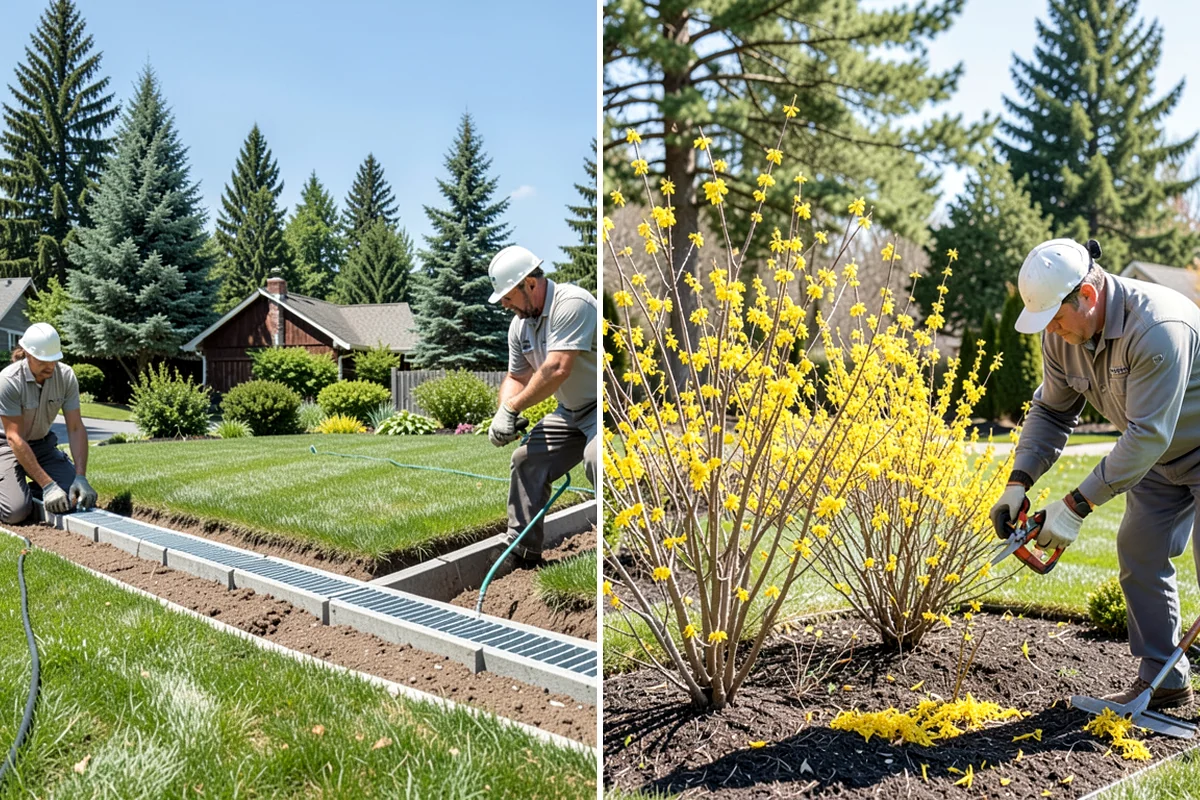Interlocking Block Retaining Wall in Puyallup, Pierce County, WA - Excavate and grade the slope