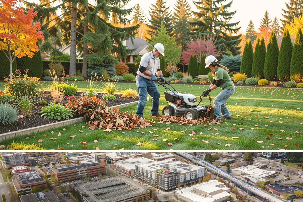 Interlocking Block Retaining Wall in Redmond, King County, WA - Best installed in the drier spring through fall for easy compaction, though the block system builds well through much of the PNW...