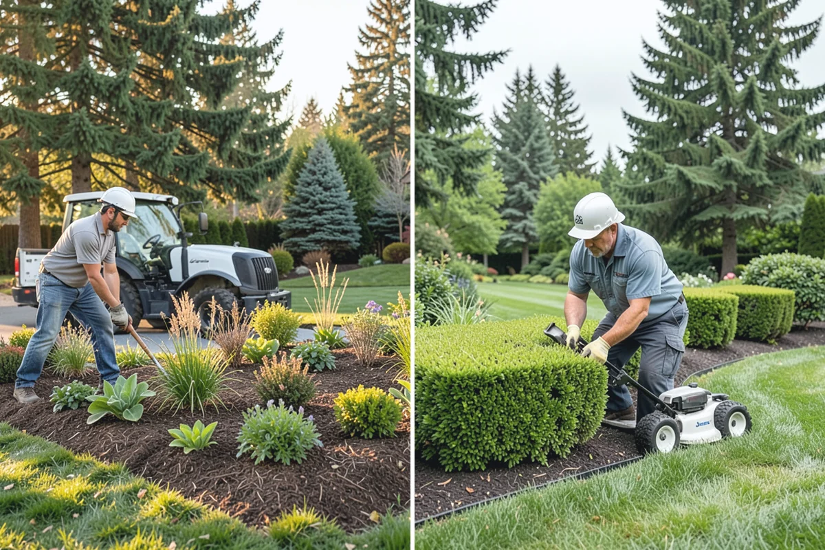 Interlocking Block Retaining Wall in Roy, Pierce County, WA - Excavate and grade the slope