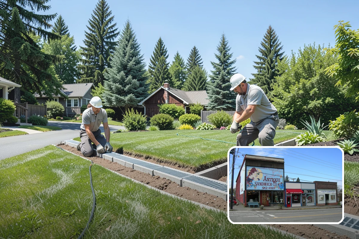 Interlocking Block Retaining Wall in Ruston, Pierce County, WA - Fast, self-aligning installation