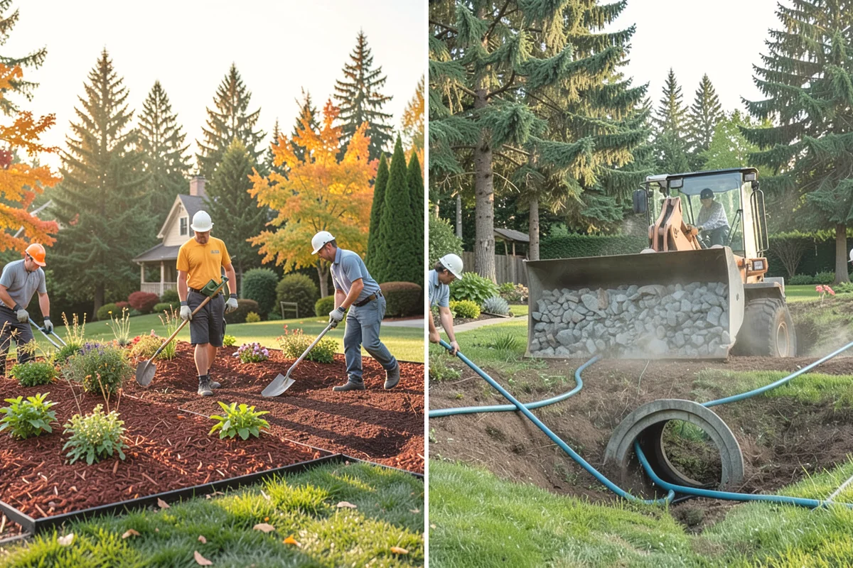 Interlocking Block Retaining Wall in Ruston, Pierce County, WA - Excavate and grade the slope