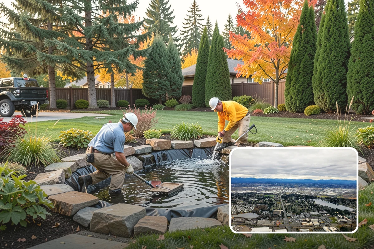 Interlocking Block Retaining Wall in SeaTac, King County, WA - Fast, self-aligning installation