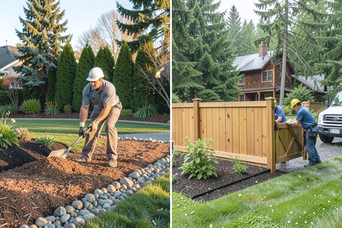 Interlocking Block Retaining Wall in Skykomish, King County, WA - Excavate and grade the slope