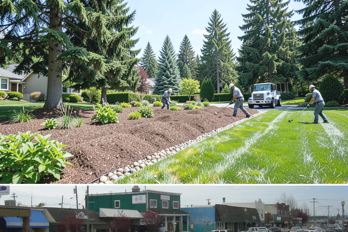 Interlocking Block Retaining Wall in Stanwood, Snohomish County, WA - Best installed in the drier spring through fall for easy compaction, though the block system builds well through much of the PNW...