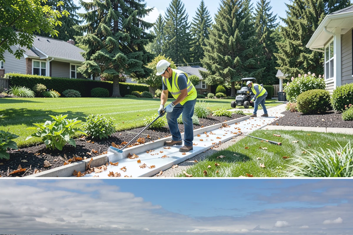 Interlocking Block Retaining Wall in University Place, Pierce County, WA - Best installed in the drier spring through fall for easy compaction, though the block system builds well through much of the PNW...