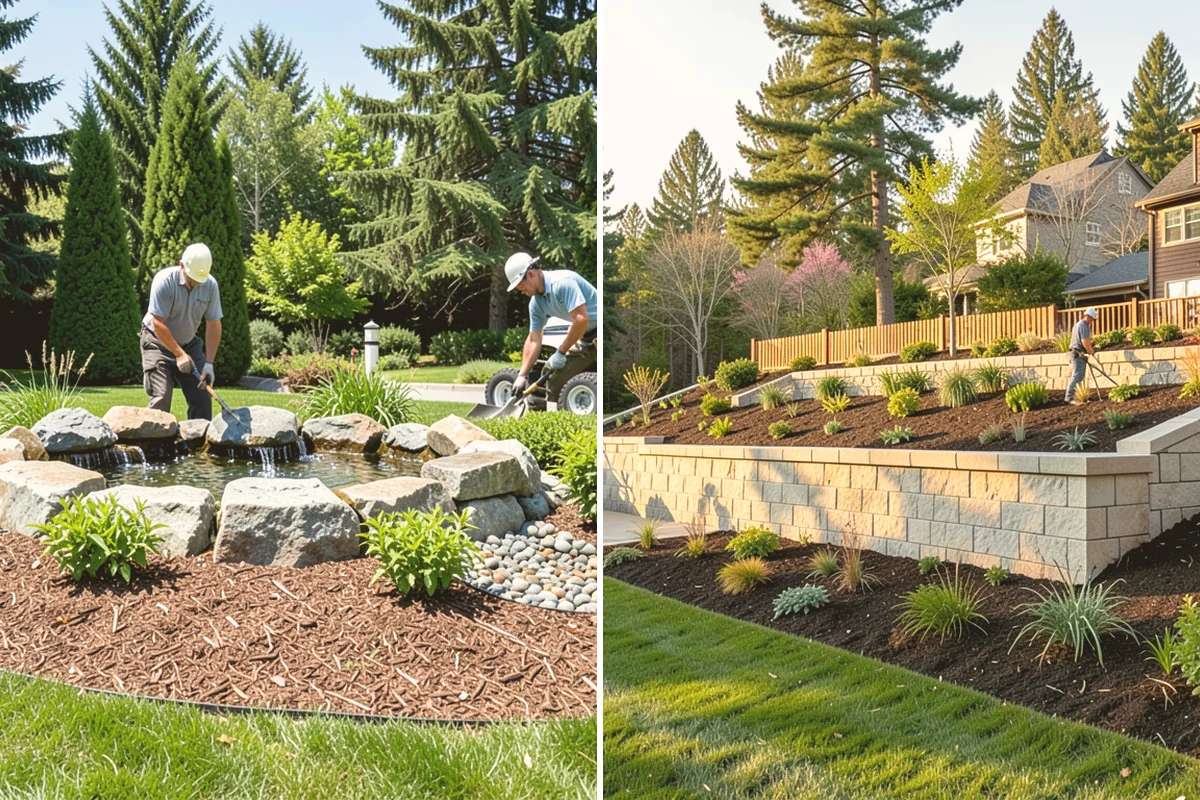 Interlocking Paver Installation in Algona, King County, WA - Excavate and grade for load and drainage