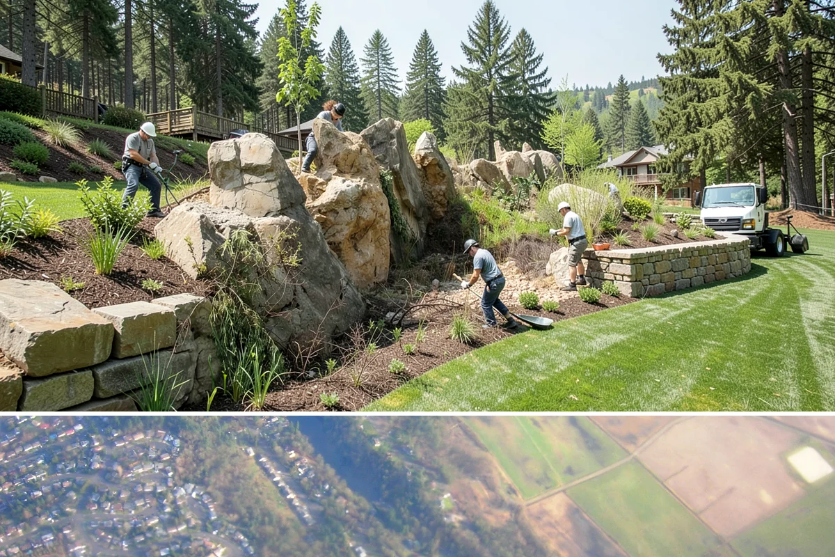 Interlocking Paver Installation in Algona, King County, WA - Best installed spring through fall so the base compacts dry, giving a stable, interlocked surface before winter saturation.