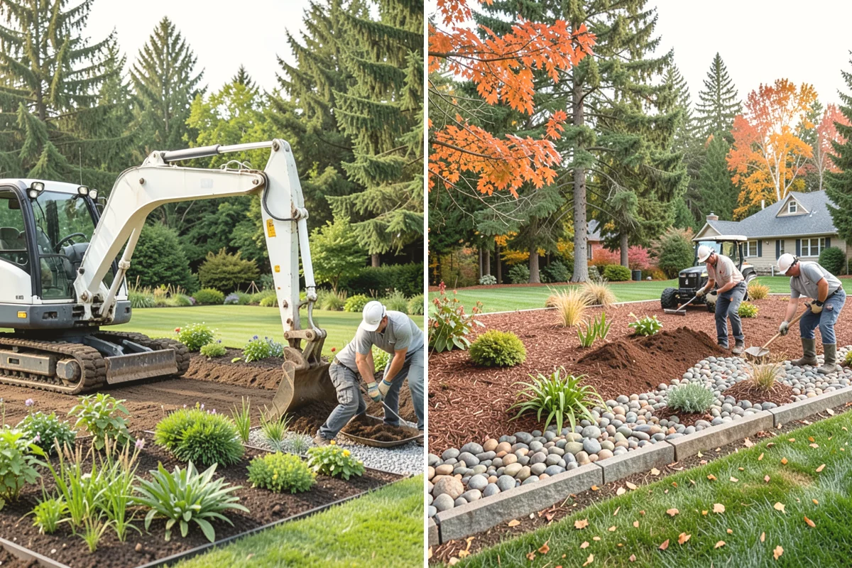 Interlocking Paver Installation in Anacortes, Skagit County, WA - Excavate and grade for load and drainage