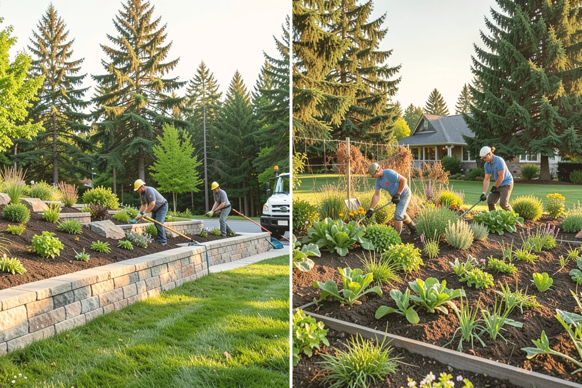 Interlocking Paver Installation in Bellevue, King County, WA - Excavate and grade for load and drainage