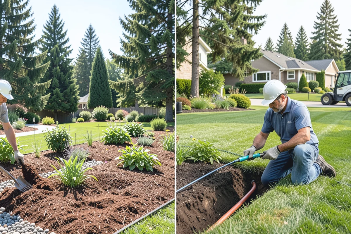 Interlocking Paver Installation in Bonney Lake, Pierce County, WA - Excavate and grade for load and drainage