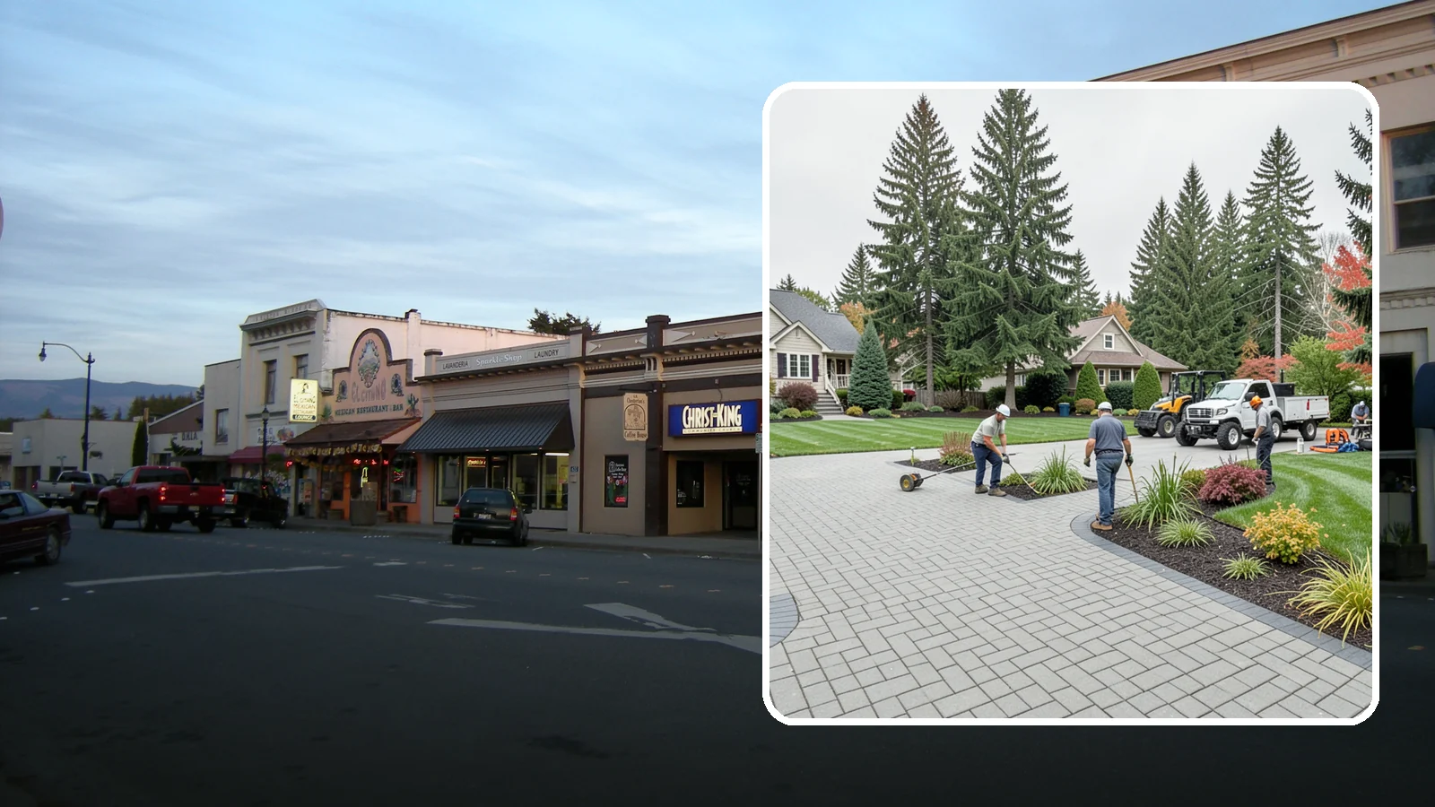 Interlocking Paver Installation in Burlington, Skagit County, WA - Shaped interlocking concrete pavers that lock together for flex-resistant driveways and patios built to handle Northwest...