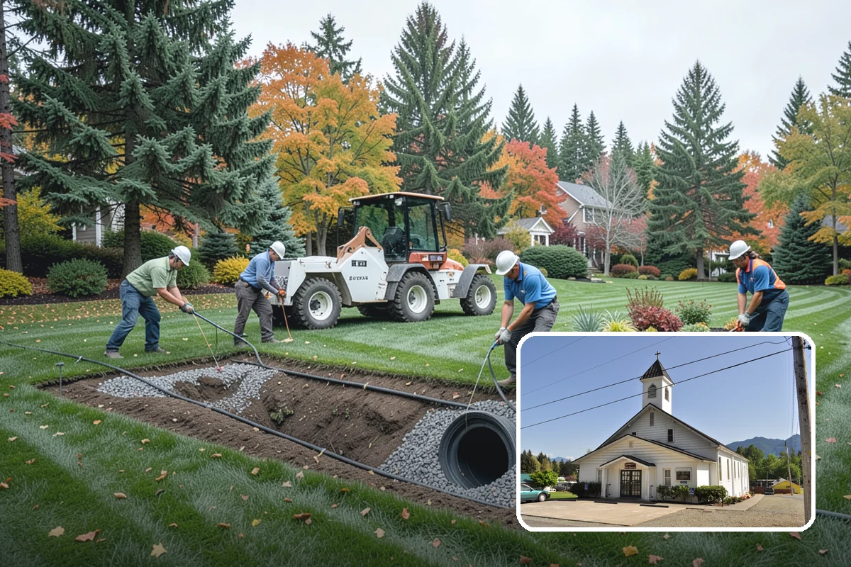 Interlocking Paver Installation in Concrete, Skagit County, WA - Interlocking shapes distribute heavy loads evenly