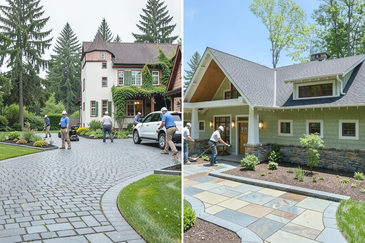 Interlocking Paver Installation in Coupeville, Island County, WA - Excavate and grade for load and drainage