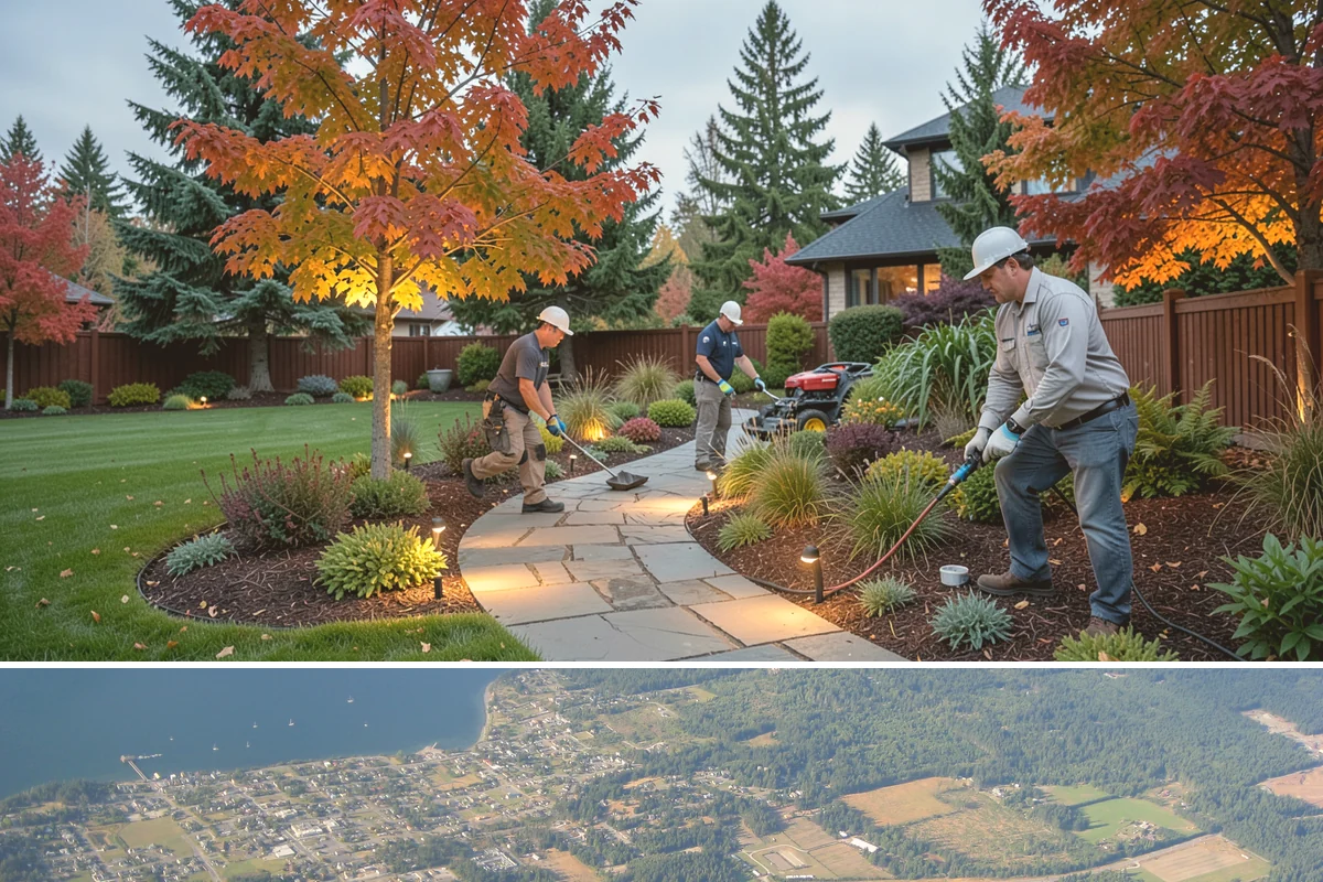 Interlocking Paver Installation in Coupeville, Island County, WA - Best installed spring through fall so the base compacts dry, giving a stable, interlocked surface before winter saturation.