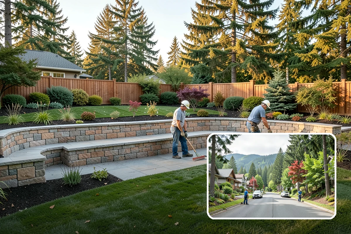 Interlocking Paver Installation in Darrington, Snohomish County, WA - Interlocking shapes distribute heavy loads evenly