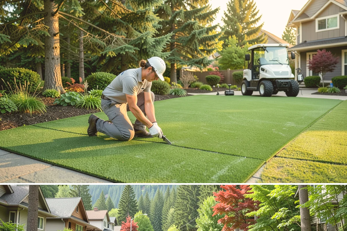Interlocking Paver Installation in Darrington, Snohomish County, WA - Best installed spring through fall so the base compacts dry, giving a stable, interlocked surface before winter saturation.