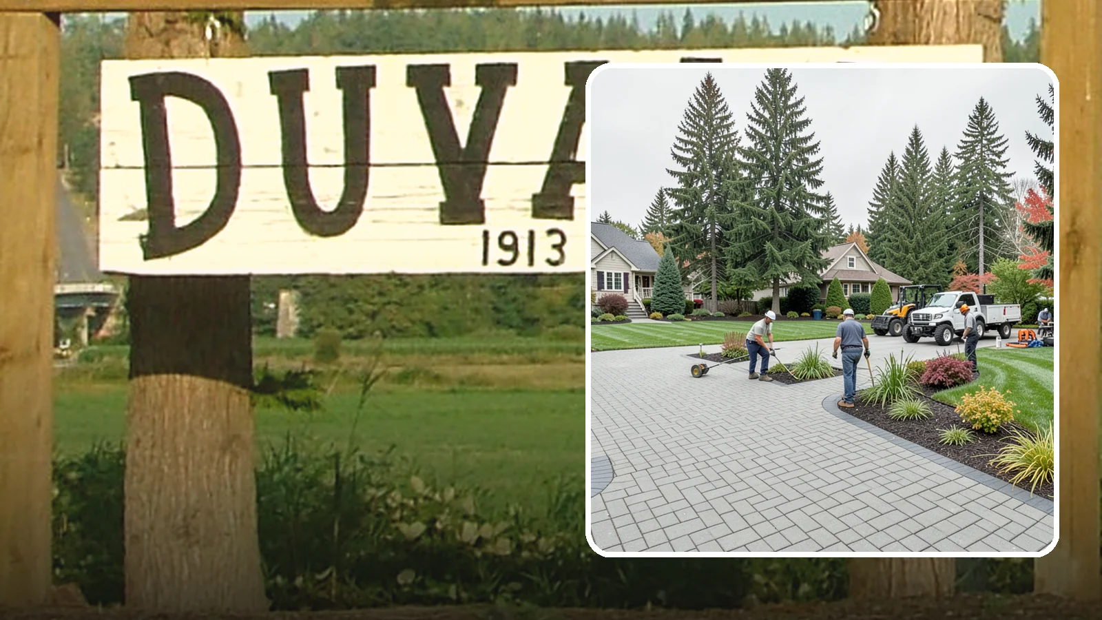 Interlocking Paver Installation in Duvall, King County, WA - Shaped interlocking concrete pavers that lock together for flex-resistant driveways and patios built to handle Northwest...