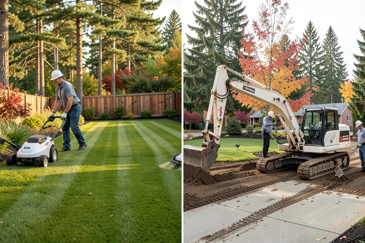 Interlocking Paver Installation in Everett, Snohomish County, WA - Excavate and grade for load and drainage