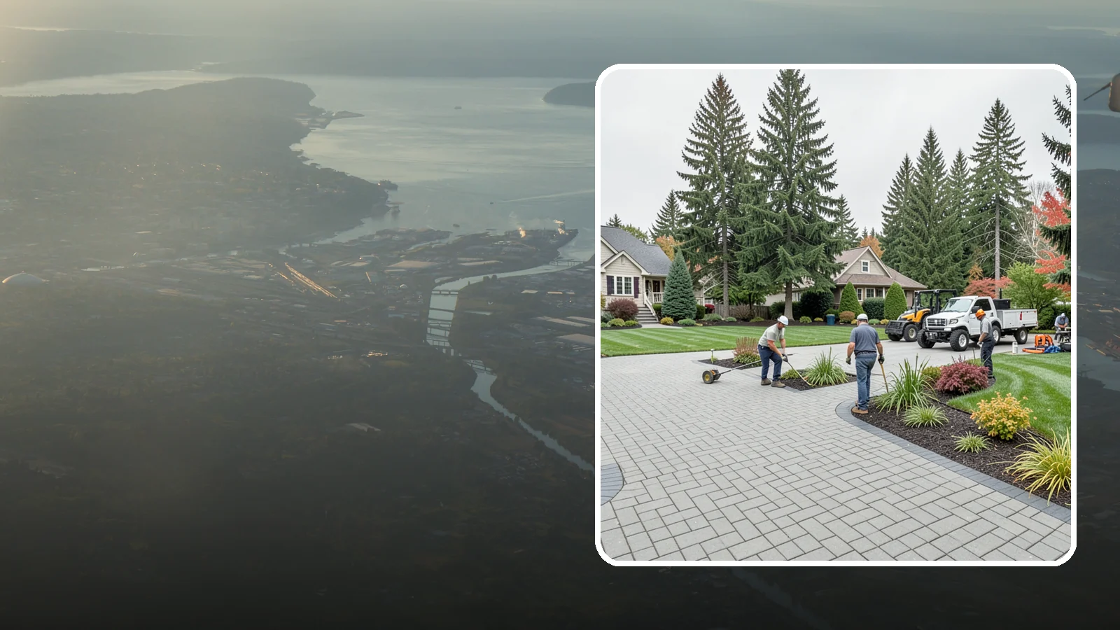 Interlocking Paver Installation in Fife, Pierce County, WA - Shaped interlocking concrete pavers that lock together for flex-resistant driveways and patios built to handle Northwest...