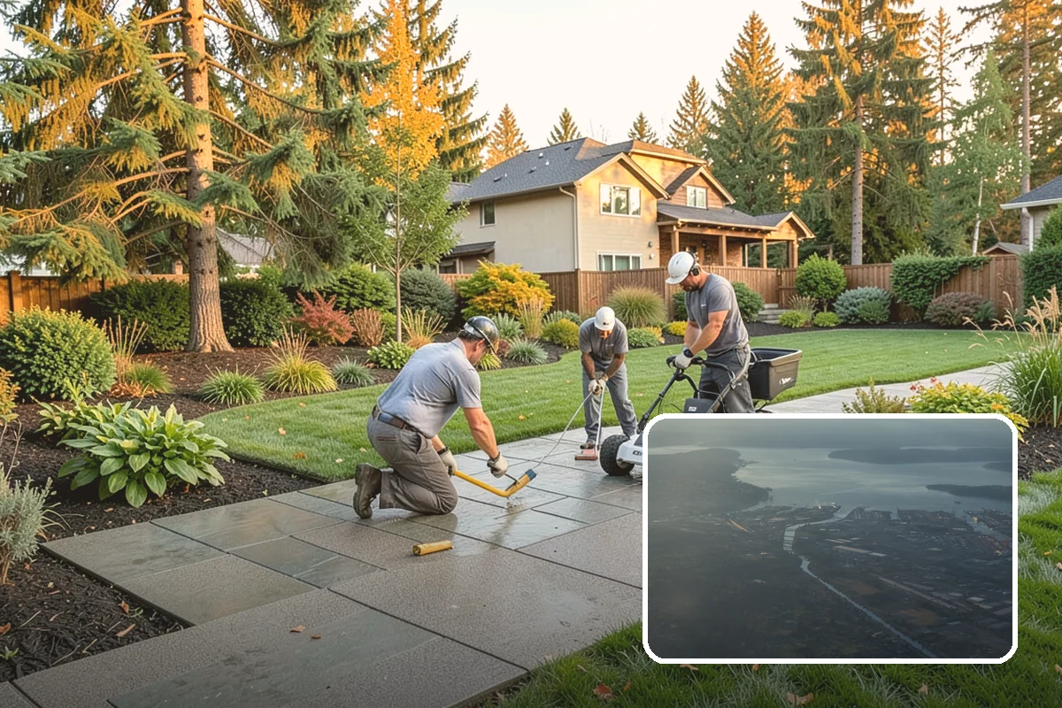 Interlocking Paver Installation in Fife, Pierce County, WA - Interlocking shapes distribute heavy loads evenly
