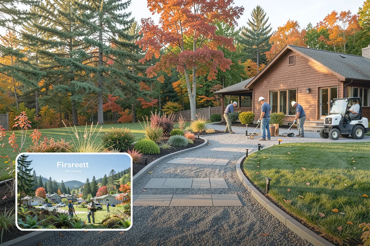 Interlocking Paver Installation in Fircrest, Pierce County, WA - Interlocking shapes distribute heavy loads evenly