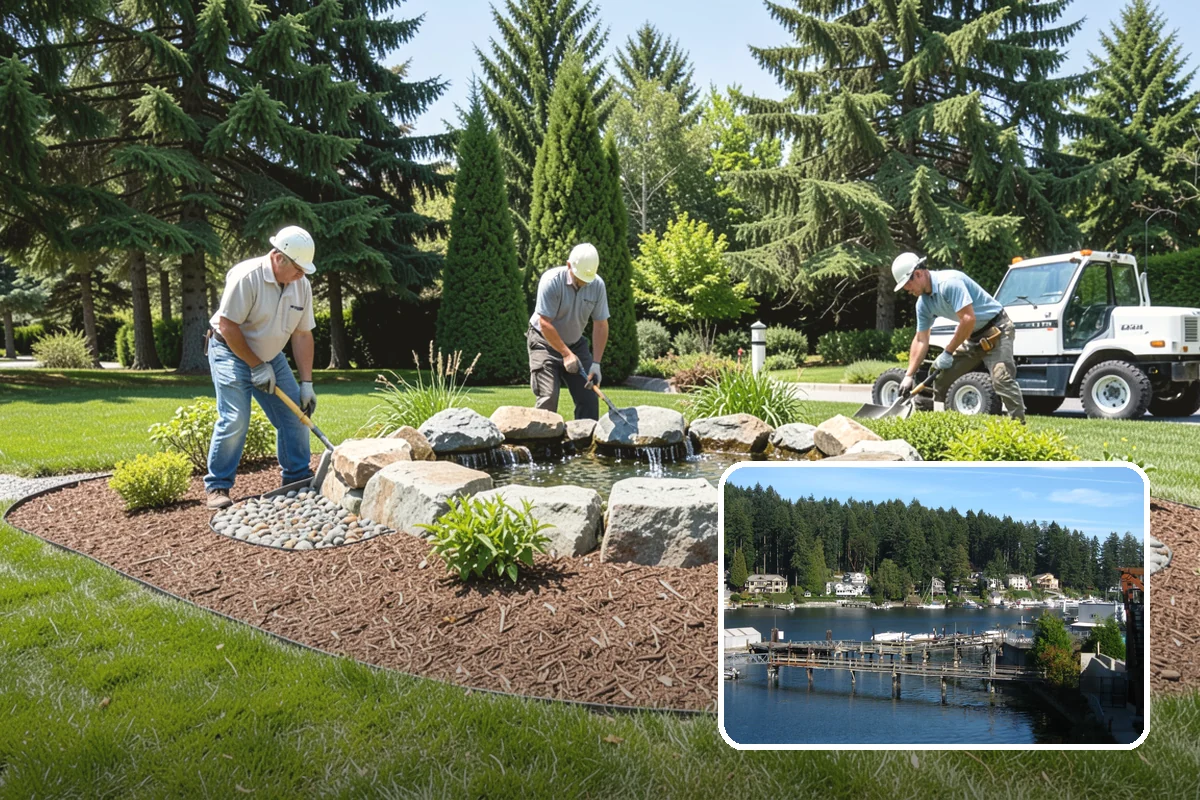 Interlocking Paver Installation in Gig Harbor, Pierce County, WA - Interlocking shapes distribute heavy loads evenly