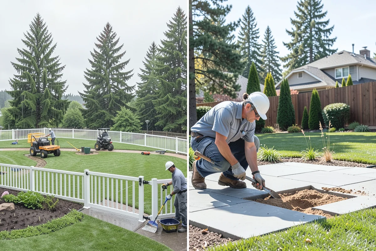 Interlocking Paver Installation in Gold Bar, Snohomish County, WA - Excavate and grade for load and drainage