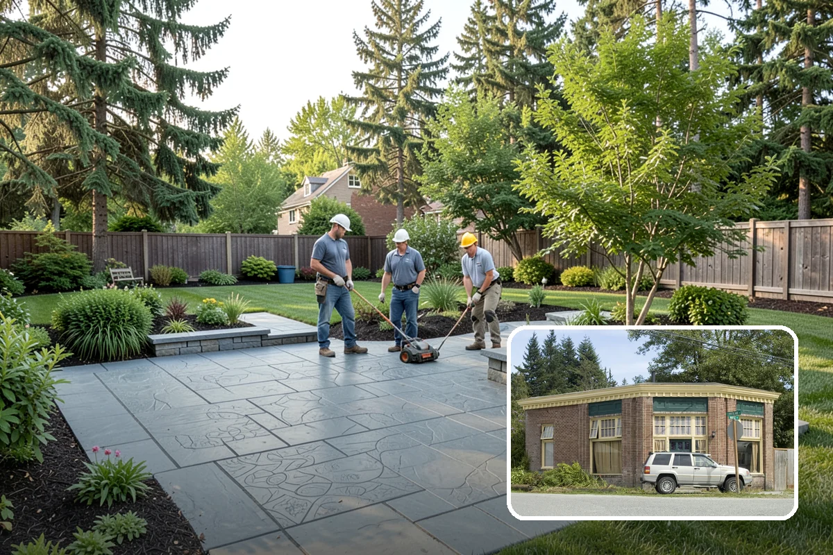 Interlocking Paver Installation in Hamilton, Skagit County, WA - Interlocking shapes distribute heavy loads evenly