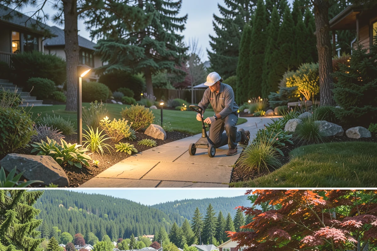 Interlocking Paver Installation in Index, Snohomish County, WA - Best installed spring through fall so the base compacts dry, giving a stable, interlocked surface before winter saturation.