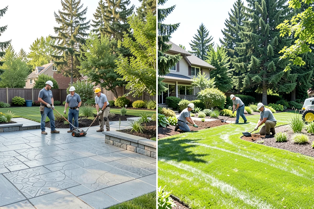Interlocking Paver Installation in Maple Valley, King County, WA - Excavate and grade for load and drainage