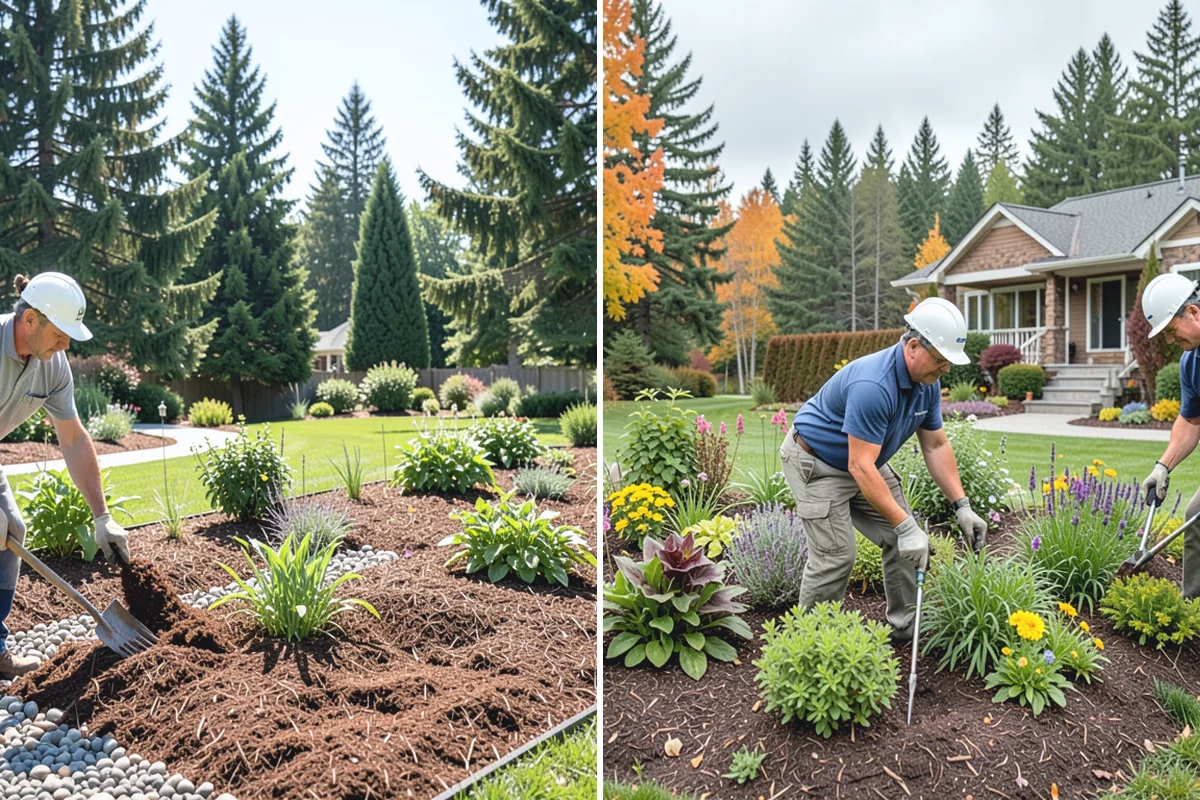 Interlocking Paver Installation in Medina, King County, WA - Excavate and grade for load and drainage