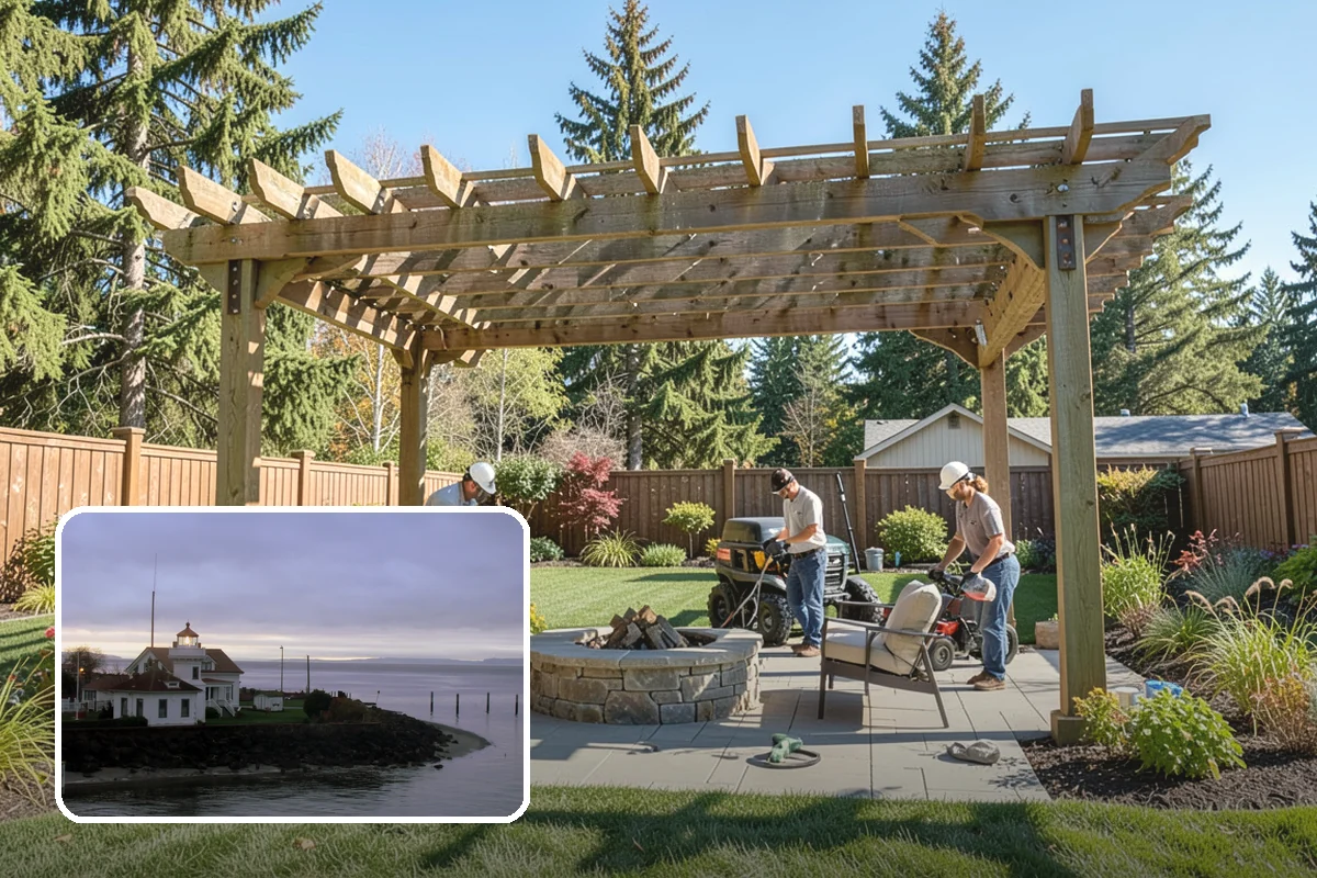 Interlocking Paver Installation in Mukilteo, Snohomish County, WA - Interlocking shapes distribute heavy loads evenly